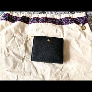 Tory Burch Parker Embossed Foldable Card Case